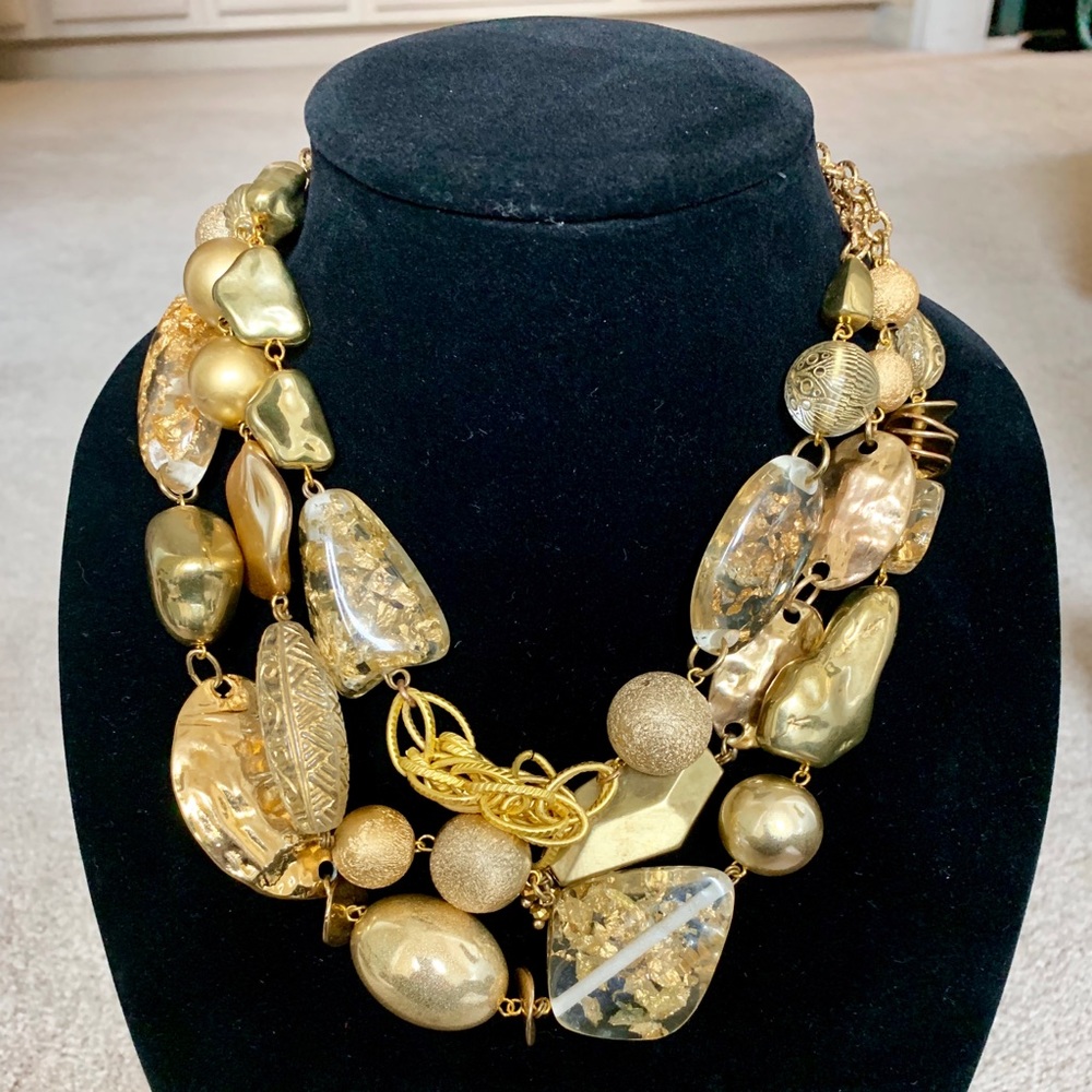 Beautiful gold necklace